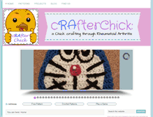Tablet Screenshot of crafterchick.com